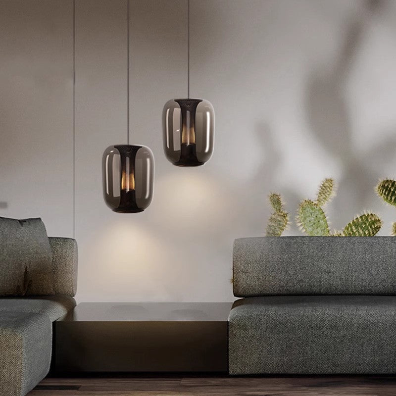 Astria Tinted Glass Pendant Chandelier