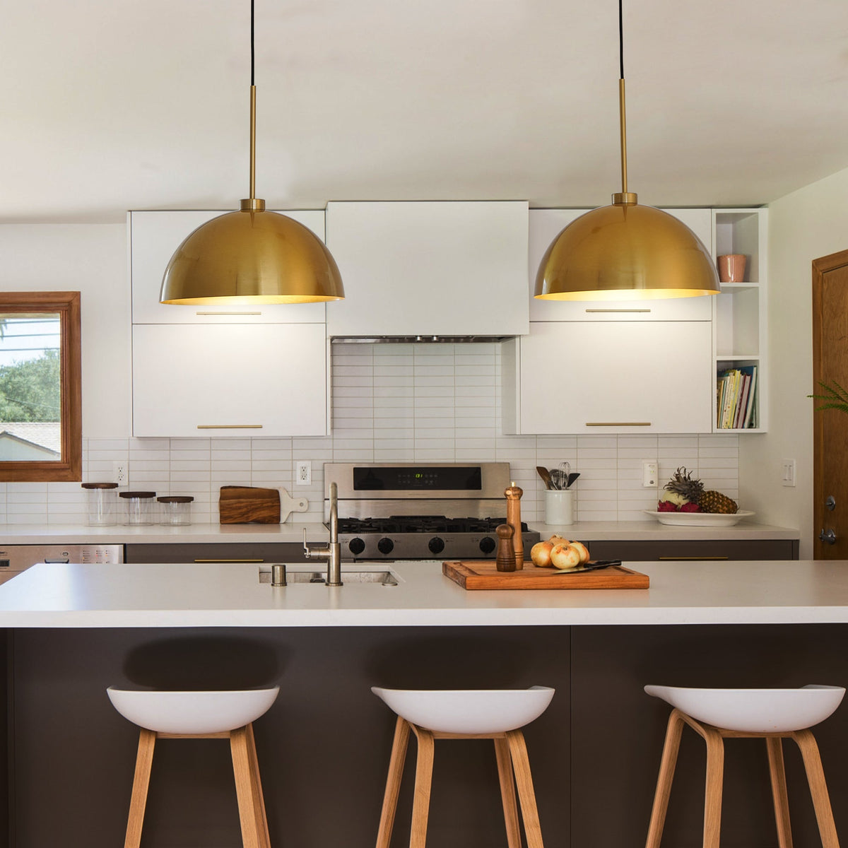 Coppersmith Twin Drop Island Pendant