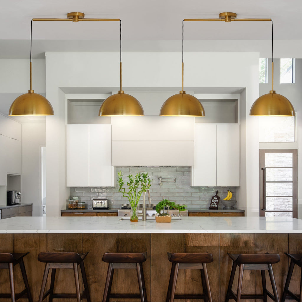 Coppersmith Twin Drop Island Pendant
