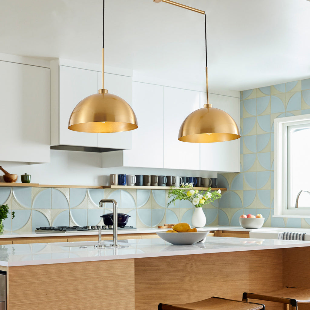 Coppersmith Twin Drop Island Pendant