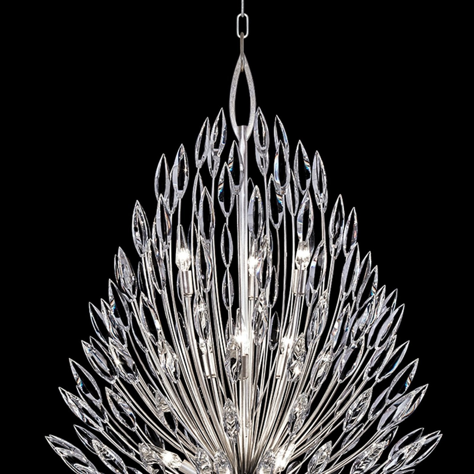 Fleuris Crystal Lily Pendant Light
