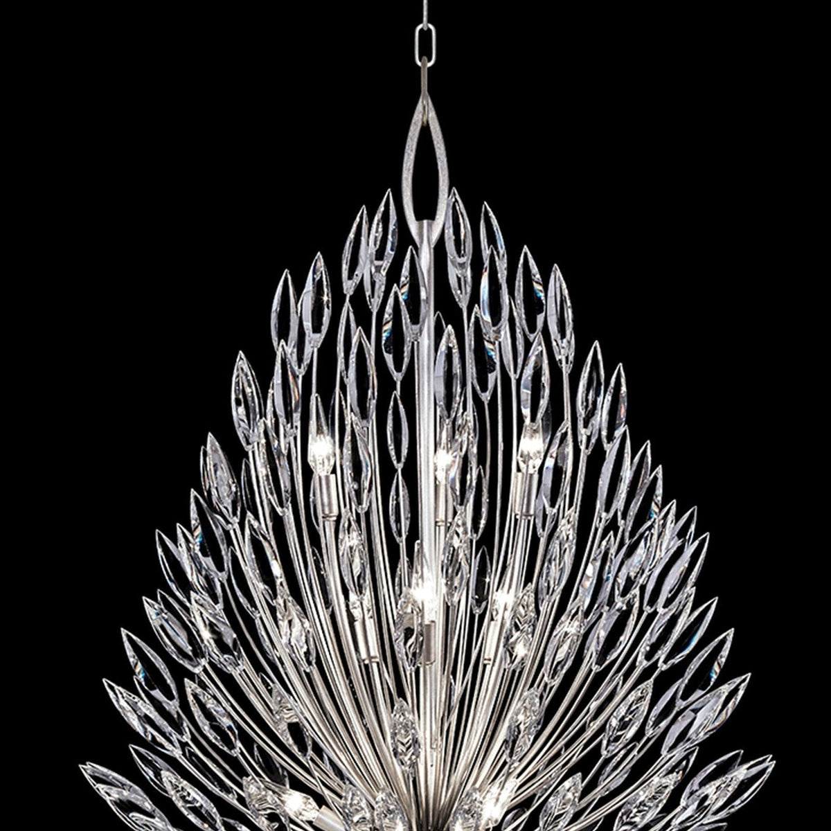 Fleuris Crystal Lily Pendant Light