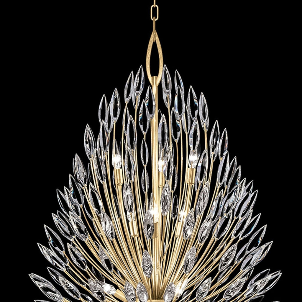 Fleuris Crystal Lily Pendant Light