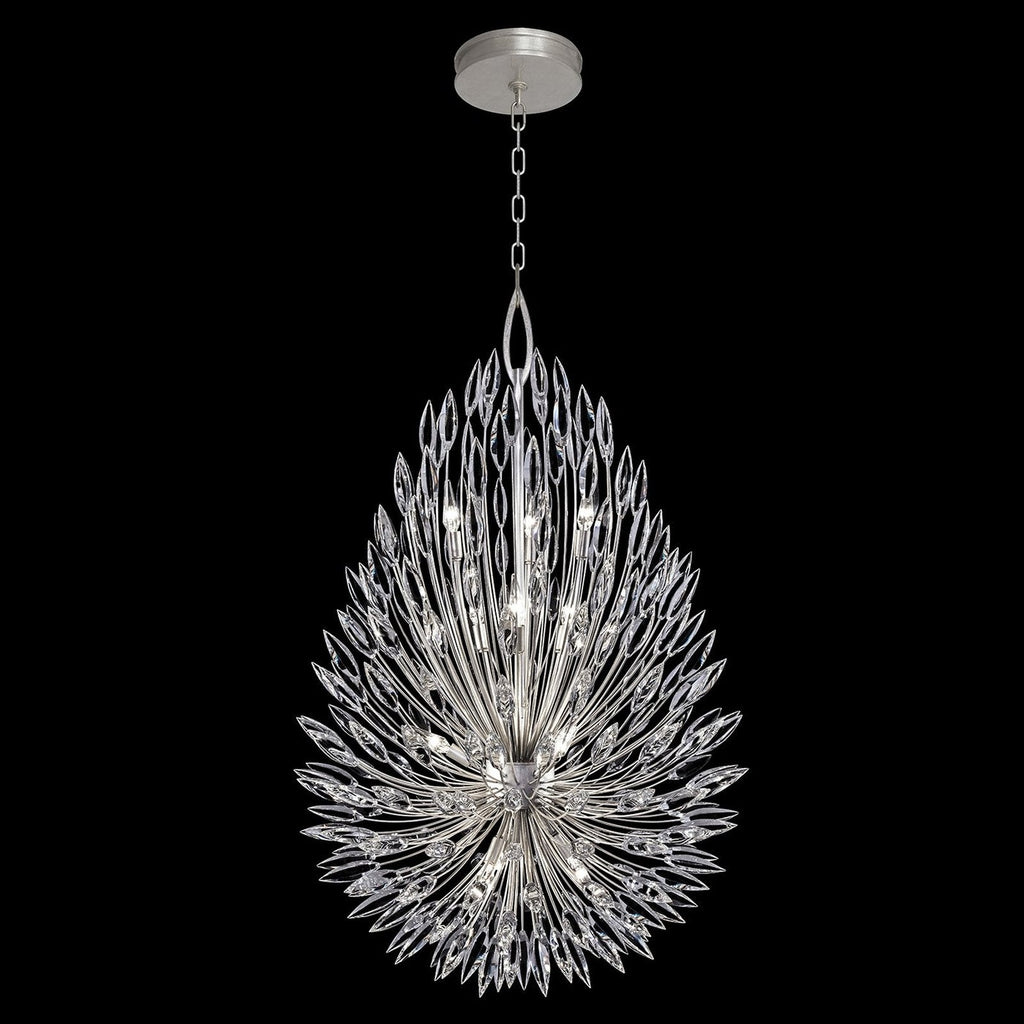 Fleuris Crystal Lily Pendant Light