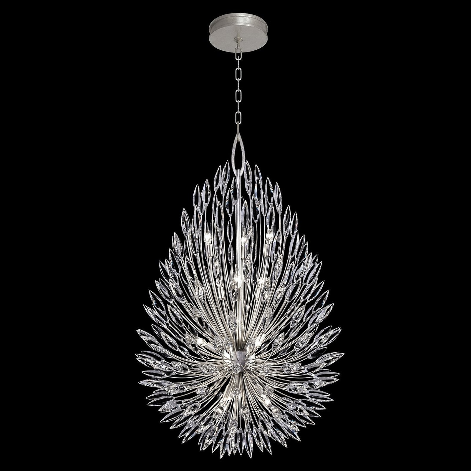Fleuris Crystal Lily Pendant Light