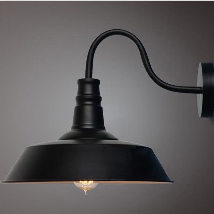 Foundry Retro Iron Wall Lantern