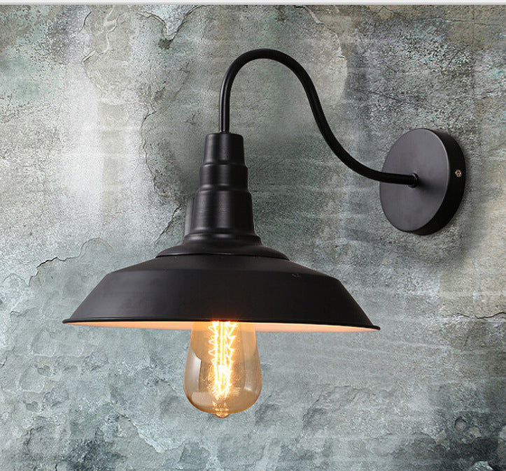 Foundry Retro Iron Wall Lantern