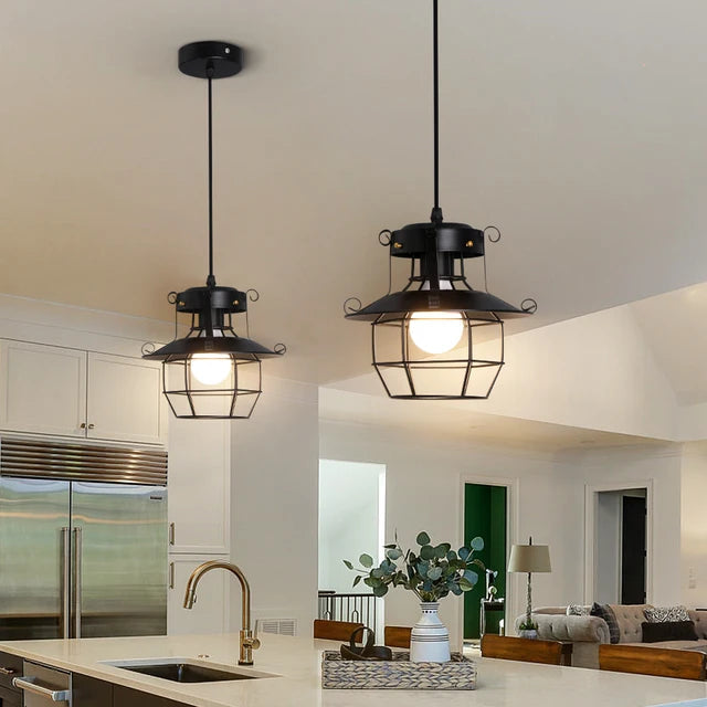 Heritage Lantern Iron Pendant Light