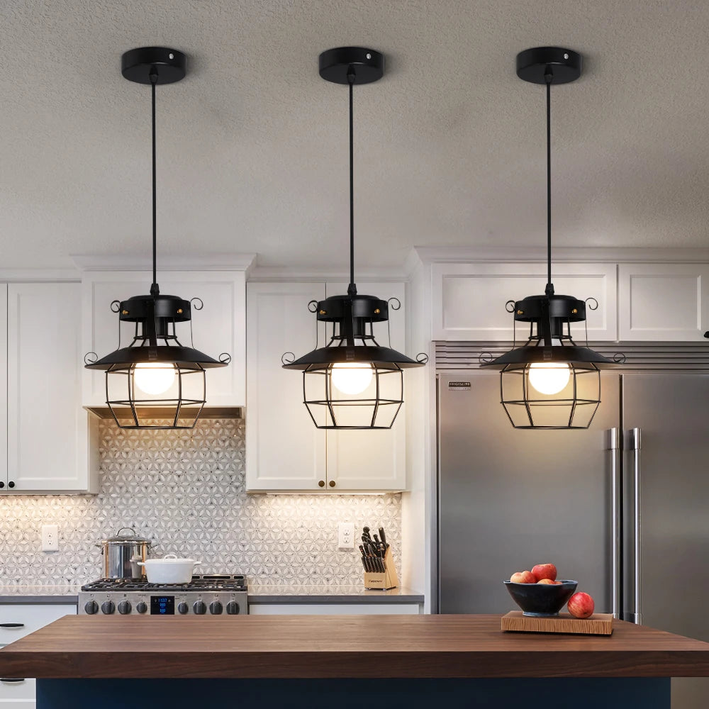 Heritage Lantern Iron Pendant Light