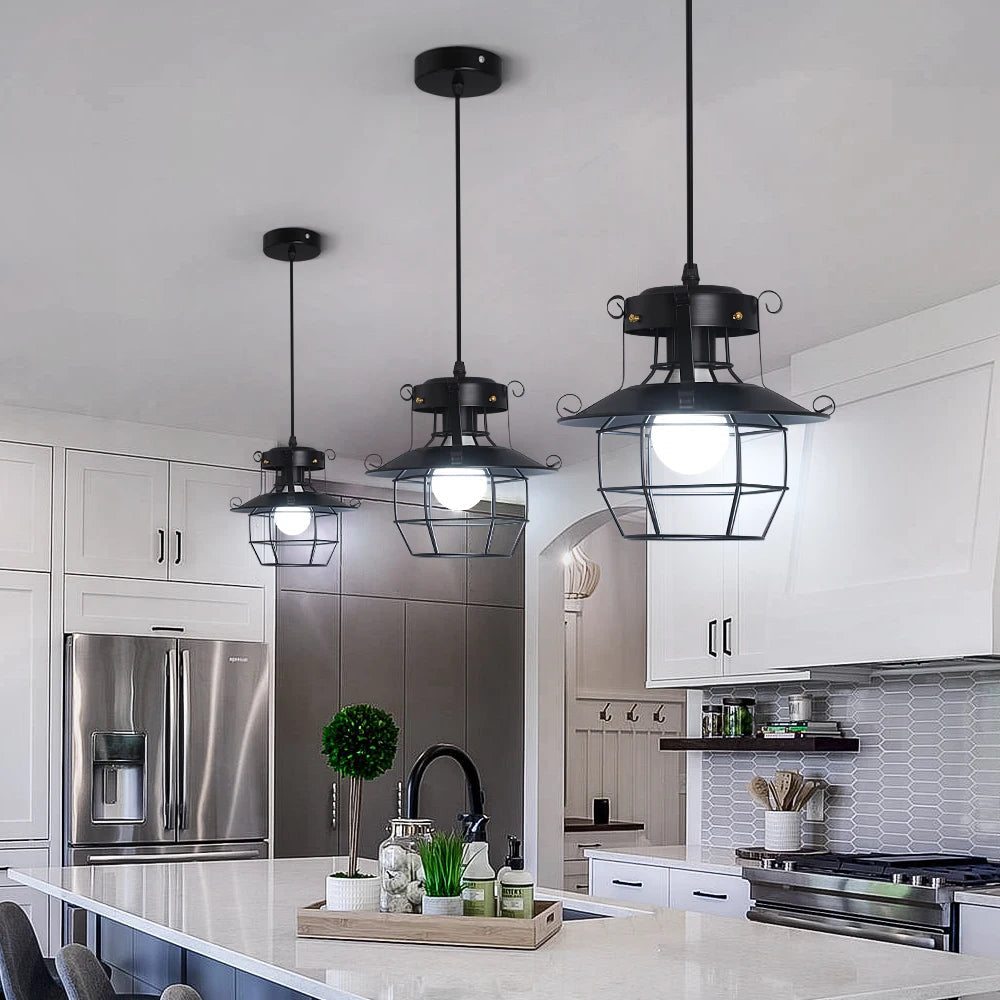 Heritage Lantern Iron Pendant Light