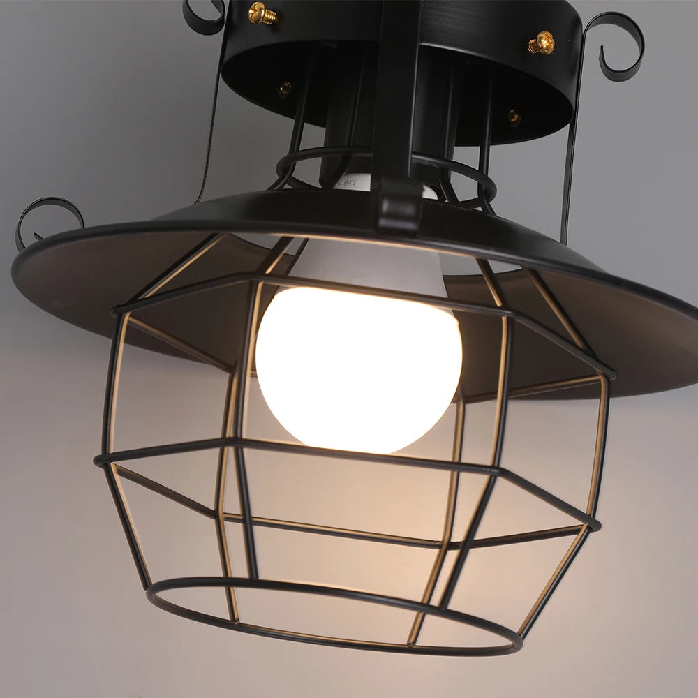 Heritage Lantern Iron Pendant Light