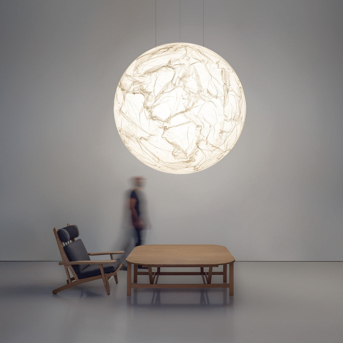 Lunaris Floating Moon Pendant Light