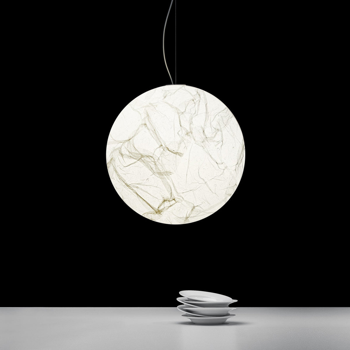 Lunaris Floating Moon Pendant Light