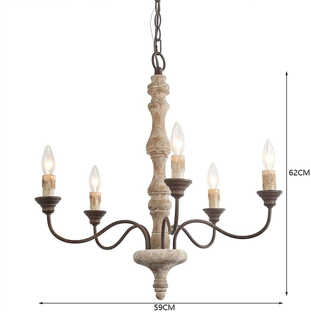 Meridian Five-Light Modern Chandelier