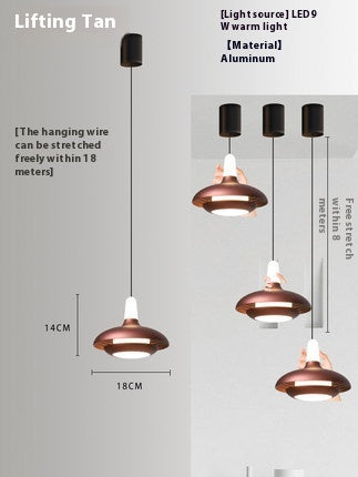 Noma Adjustable Nordic Bedside Pendant