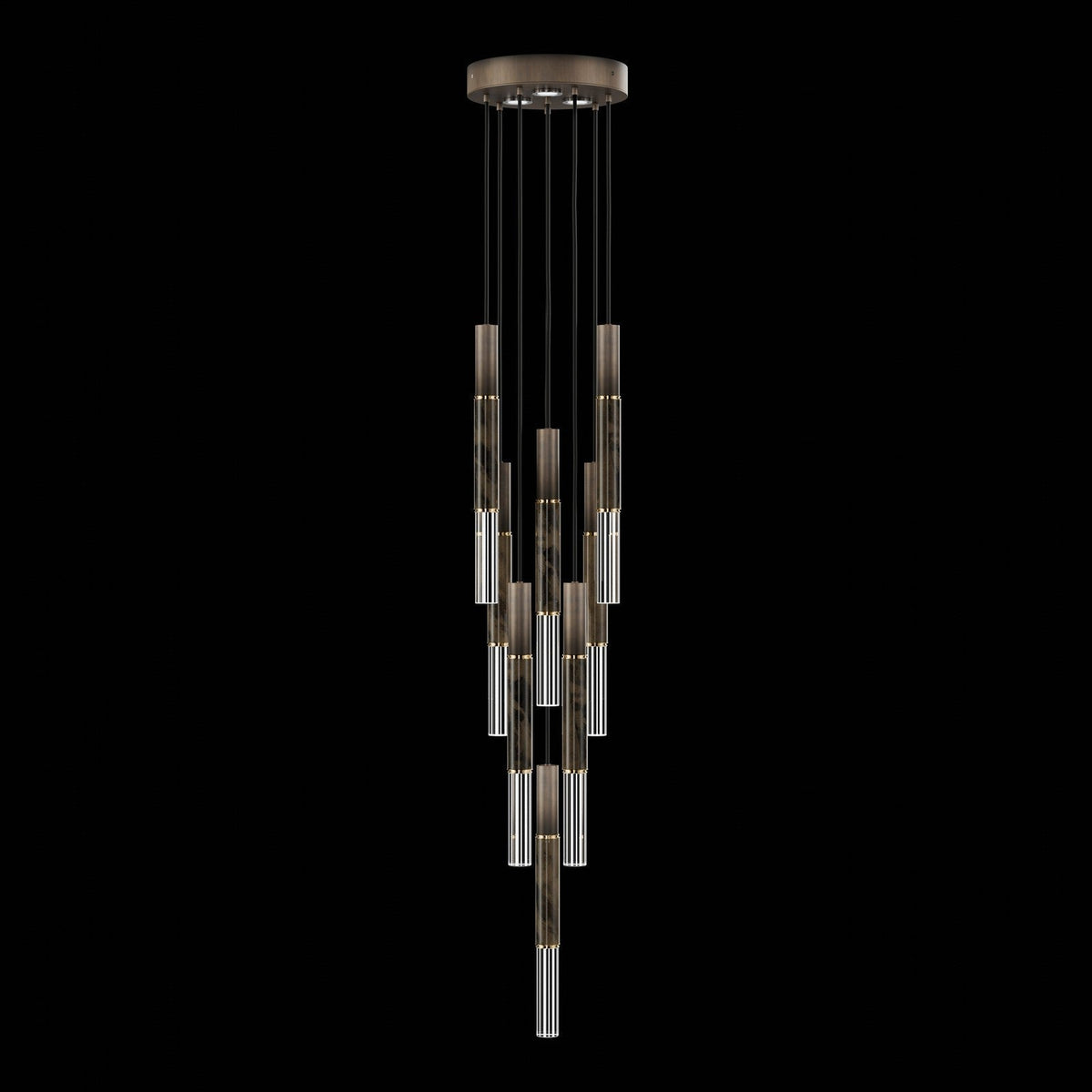 Ombrelle Dual-Beam Artisan Pendant