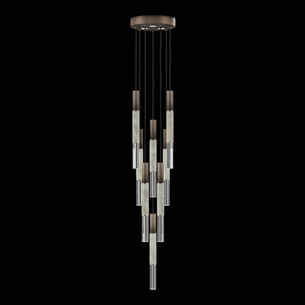 Ombrelle Dual-Beam Artisan Pendant