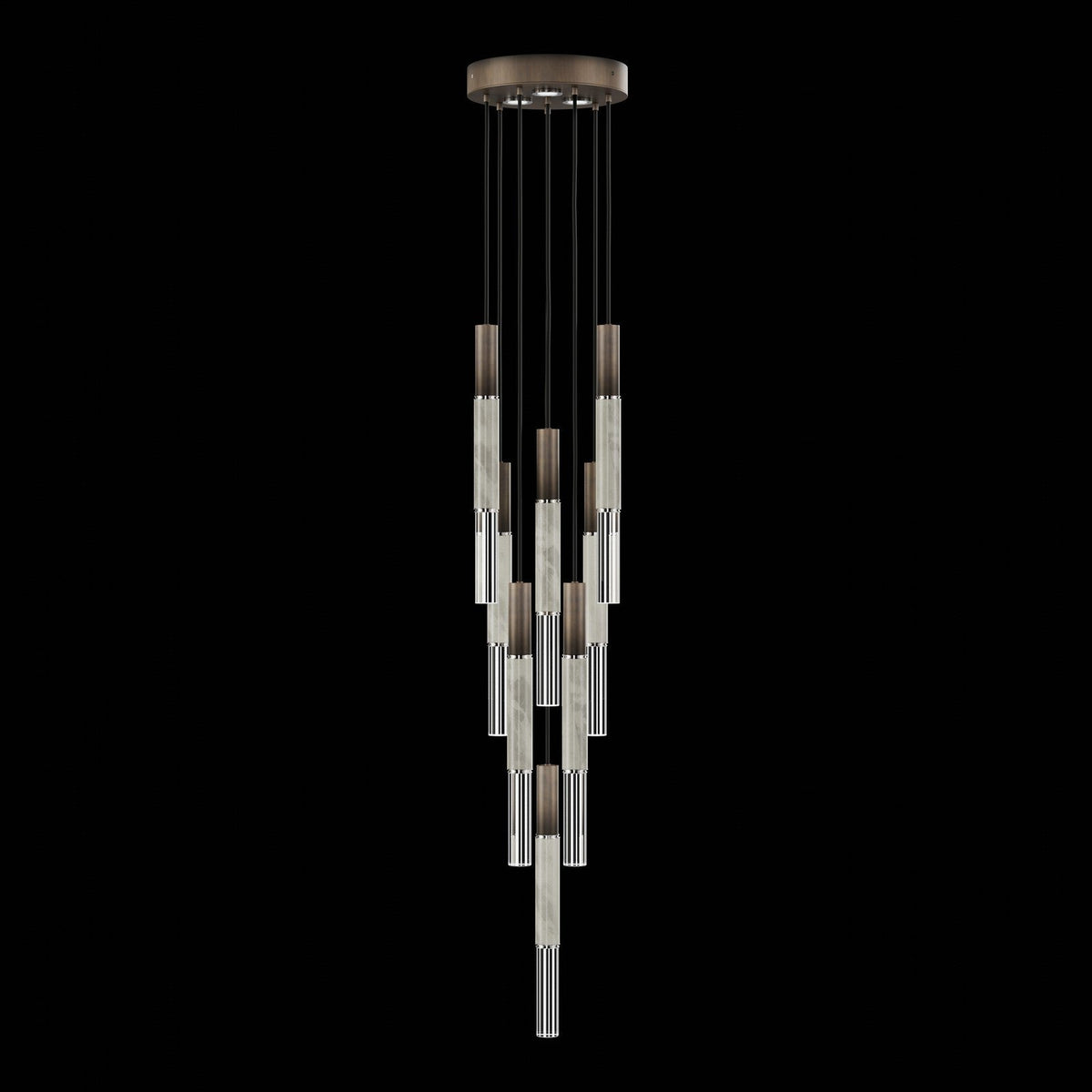 Ombrelle Dual-Beam Artisan Pendant