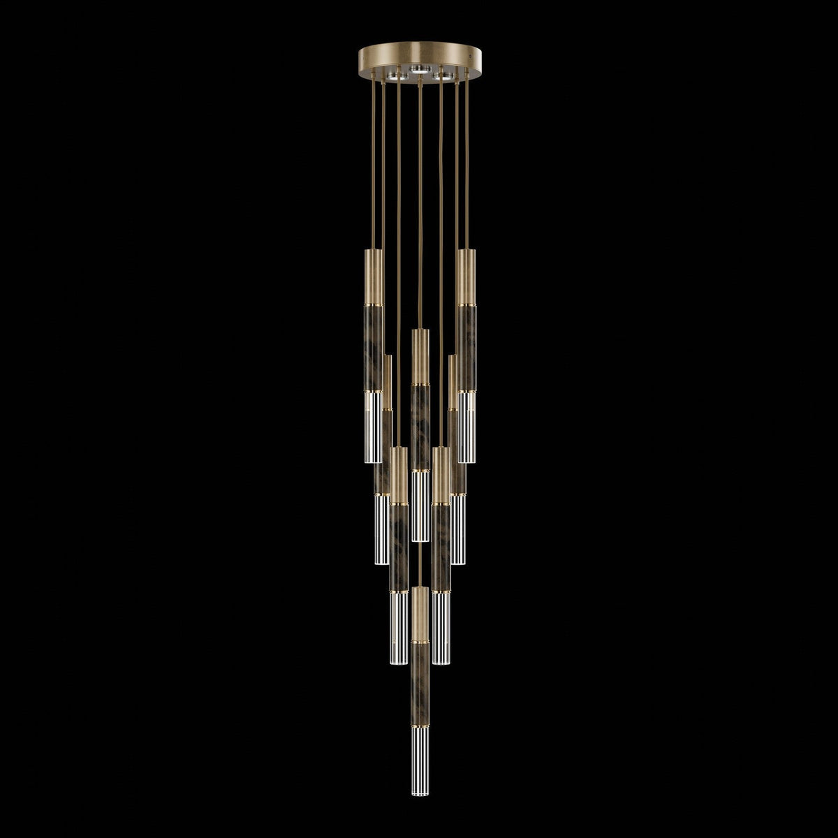 Ombrelle Dual-Beam Artisan Pendant