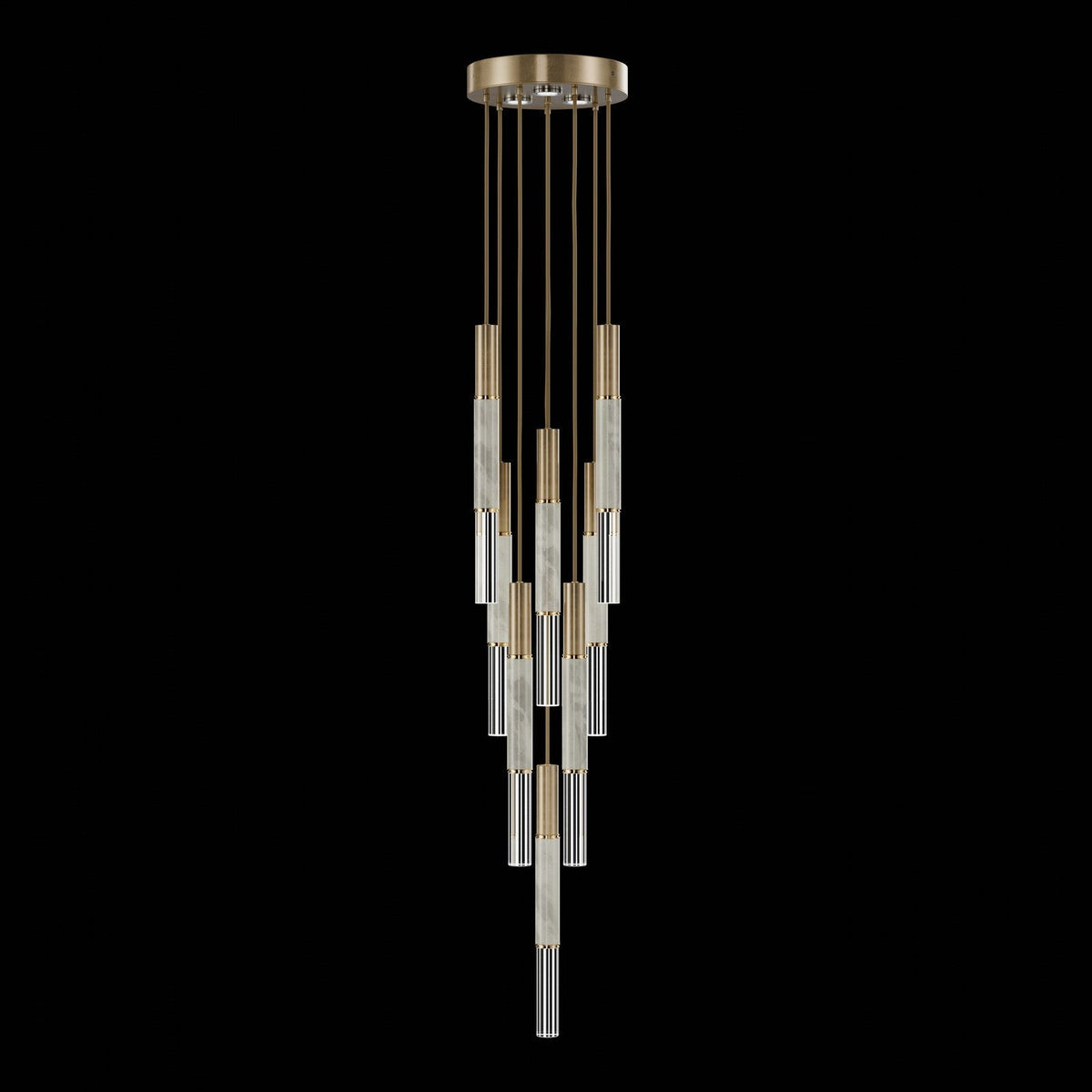Ombrelle Dual-Beam Artisan Pendant