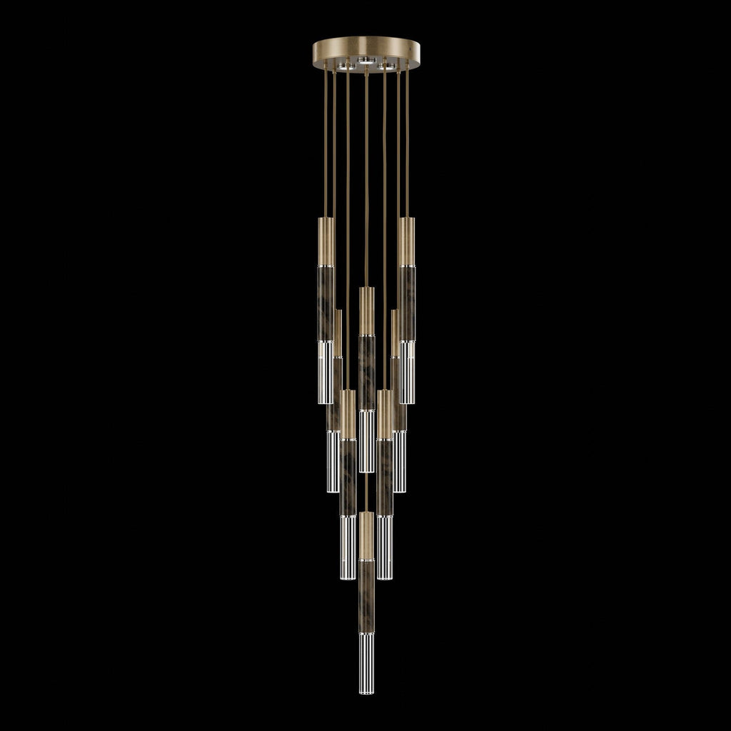 Ombrelle Dual-Beam Artisan Pendant