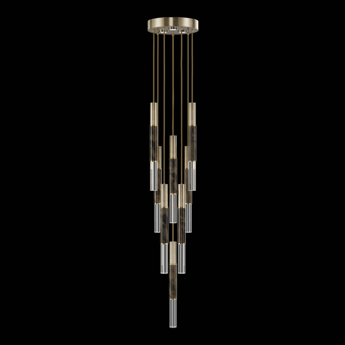 Ombrelle Dual-Beam Artisan Pendant
