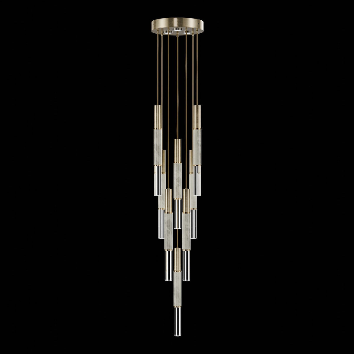 Ombrelle Dual-Beam Artisan Pendant