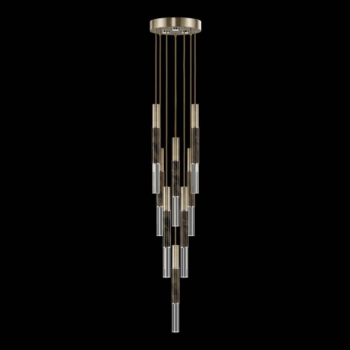 Ombrelle Dual-Beam Artisan Pendant