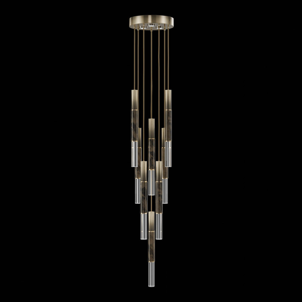 Ombrelle Dual-Beam Artisan Pendant