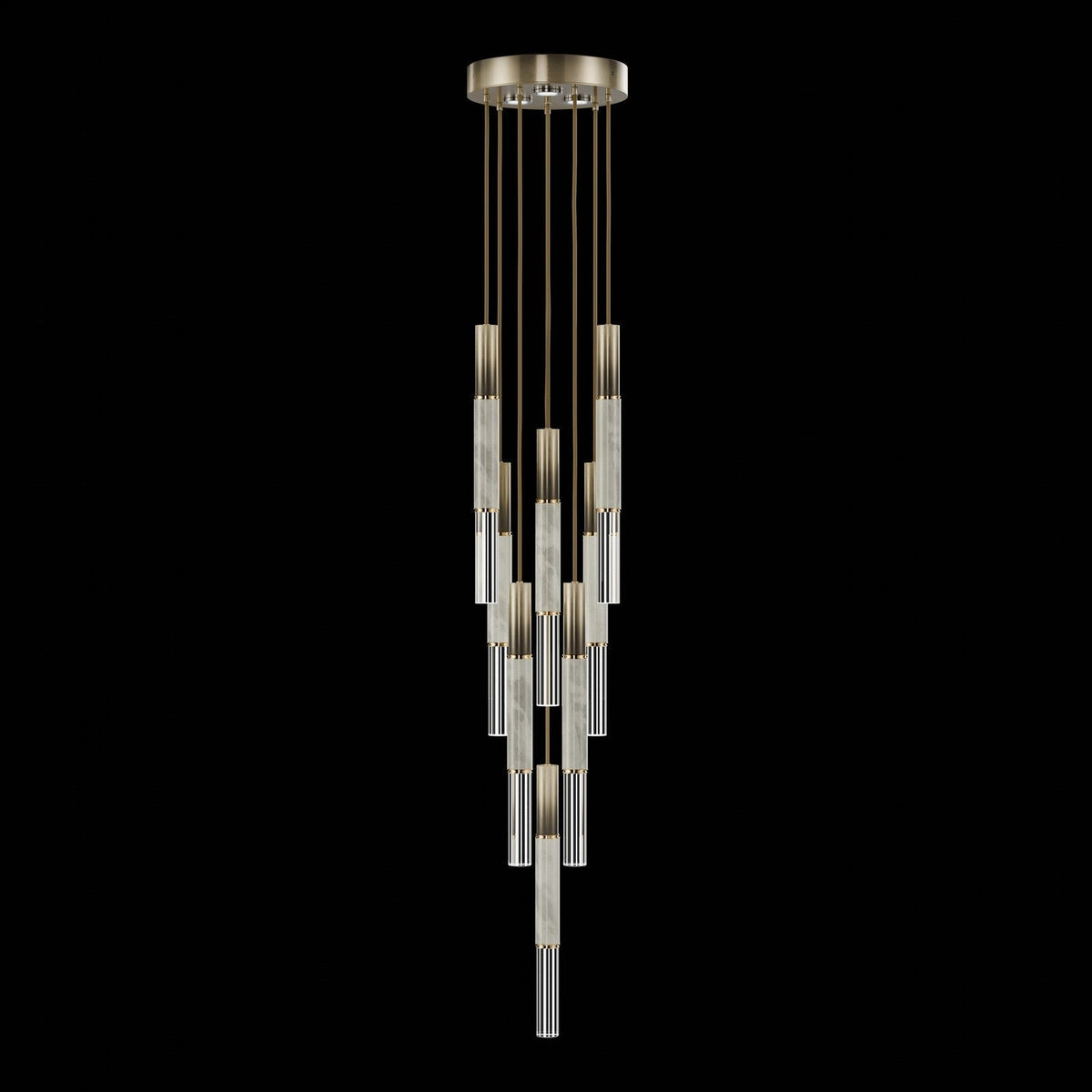Ombrelle Dual-Beam Artisan Pendant