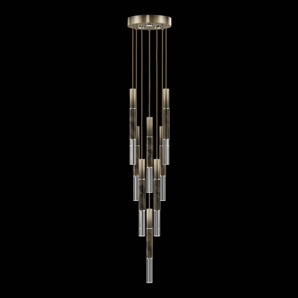 Ombrelle Dual-Beam Artisan Pendant
