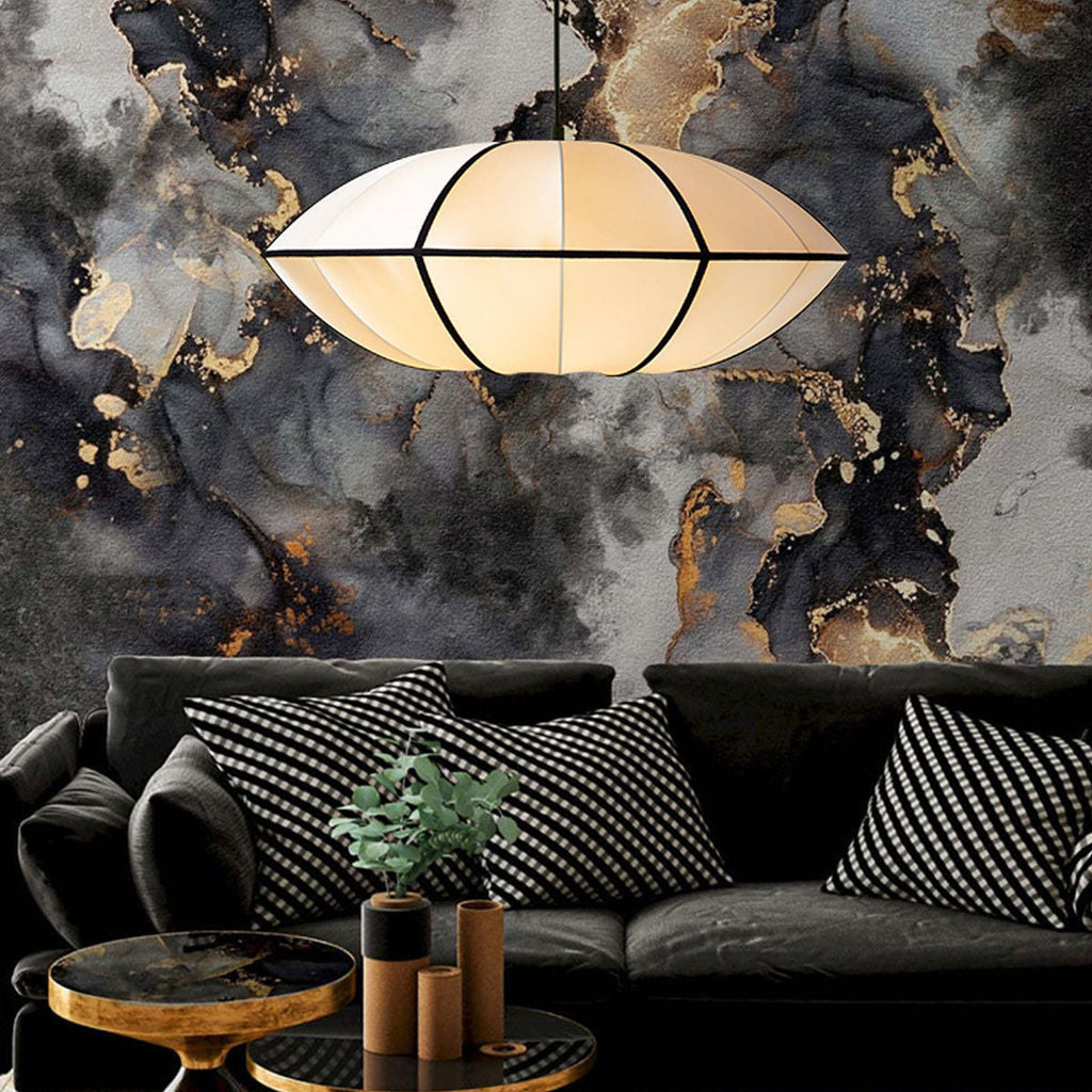 Tavira Fabric Drum Ceiling Light