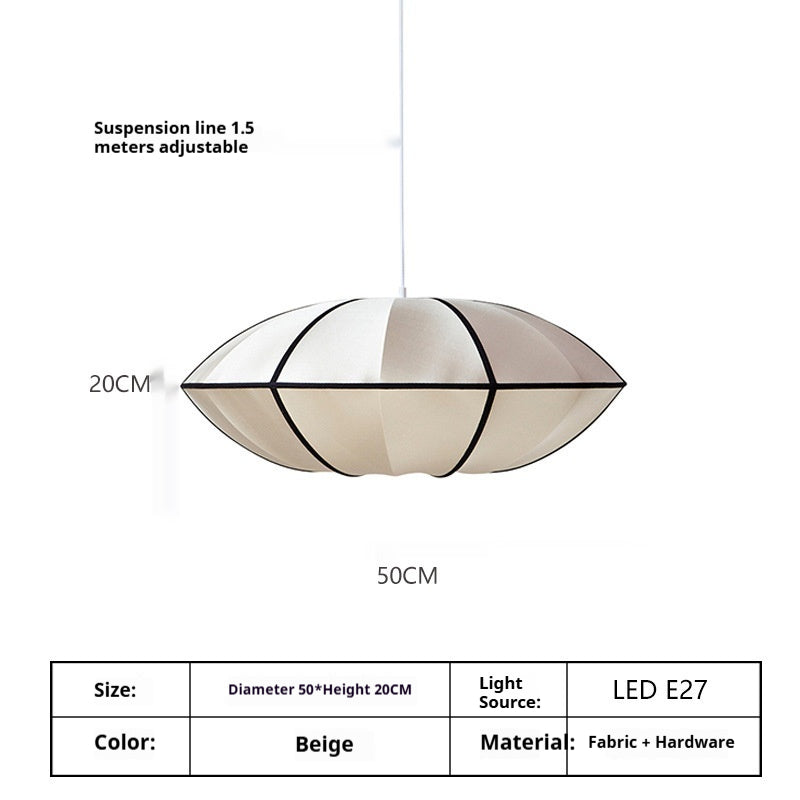 Tavira Fabric Drum Ceiling Light