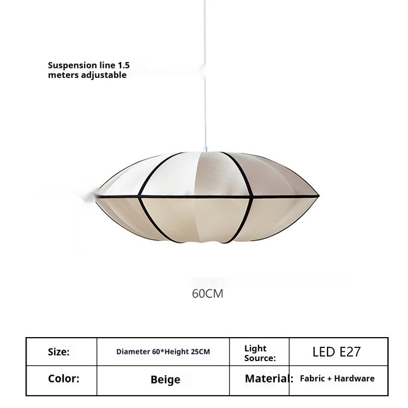 Tavira Fabric Drum Ceiling Light