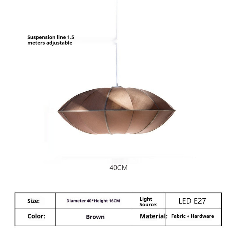 Tavira Fabric Drum Ceiling Light