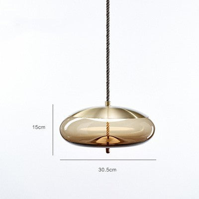 Tethered Artisan Glass Pendant