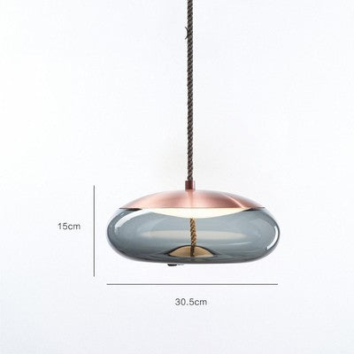 Tethered Artisan Glass Pendant