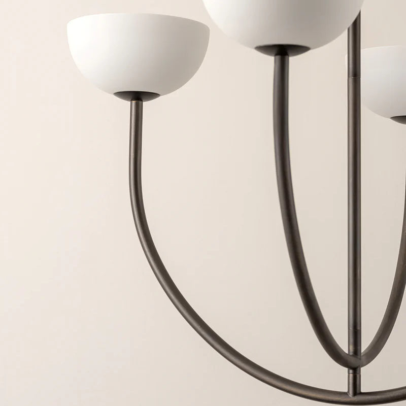 Velmora Four-Globe Chandelier