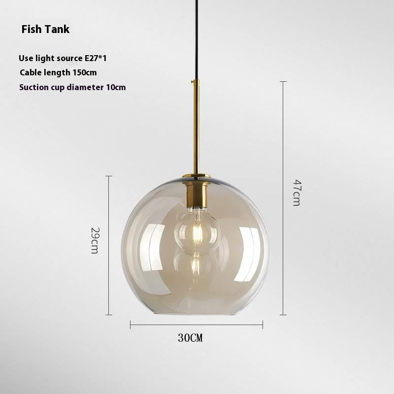Vetrova Artisan Glass Pendant Light / Warm Light / D Style